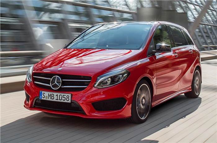 Mercedes B-Class facelift launch on March 11, 2015