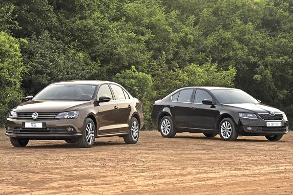 2015 Volkswagen Jetta vs Skoda Octavia diesel comparison