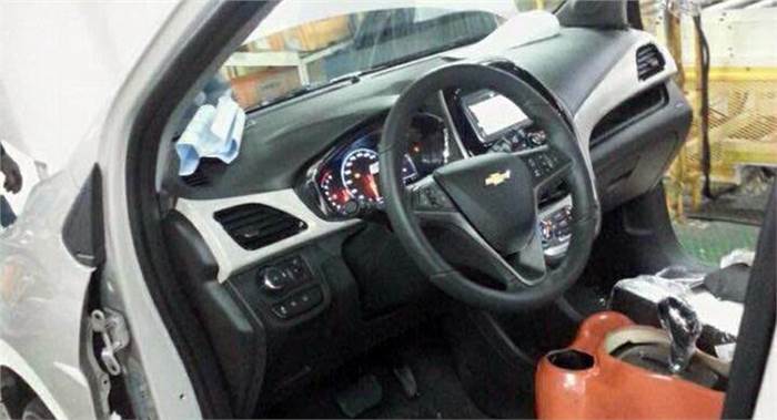 Next-gen Chevrolet Beat interior leaked