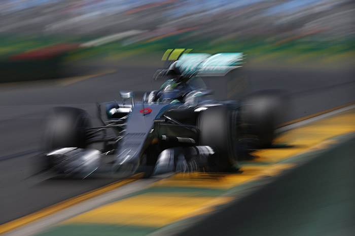 Rosberg stays on top in Melbourne practice two