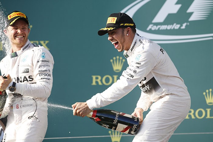 Hamilton beats Rosberg to Australian GP win