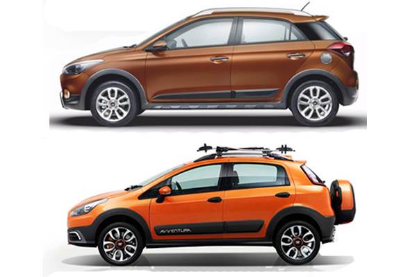 Hyundai i20 Active vs Fiat Avventura: Specifications comparison