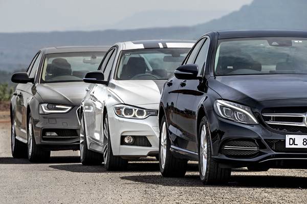 New Mercedes-Benz C-class vs BMW 3-series vs Audi A4 comparison