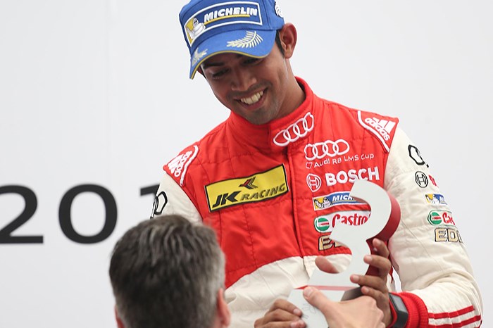 Patel on podium in Audi R8 LMS Cup debut