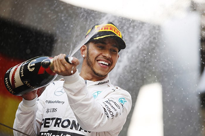 F1: Hamilton leads Rosberg in comfortable Mercedes 1-2