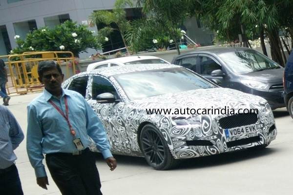 All-new Jaguar XF spied in India