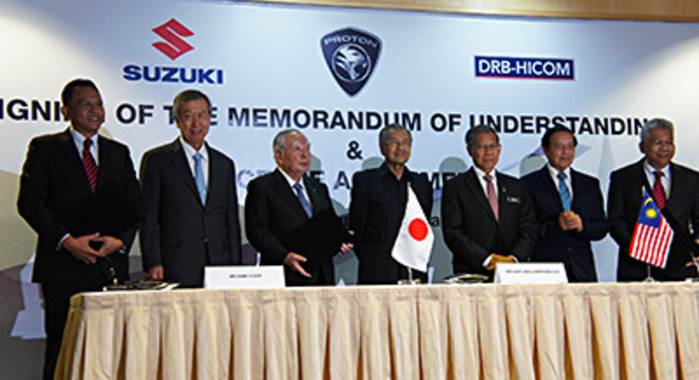 Suzuki teams with Proton to manufacture compact car