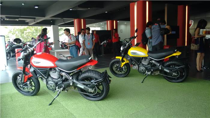 Ducati makes a comeback in India