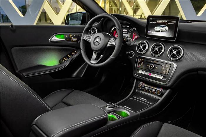 Mercedes A-class facelift unveiled