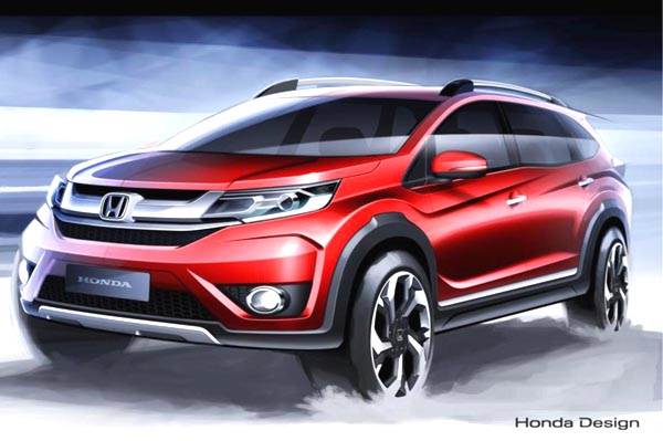 Honda BR-V official sketches released