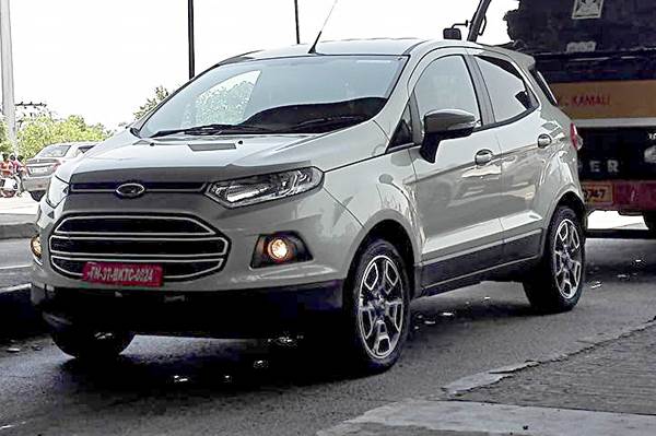 Updated Ford EcoSport spied in India