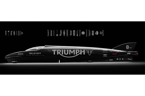 Triumph to set land speed record at Bonneville Salt Flats