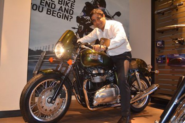 Triumph opens showroom in Indore