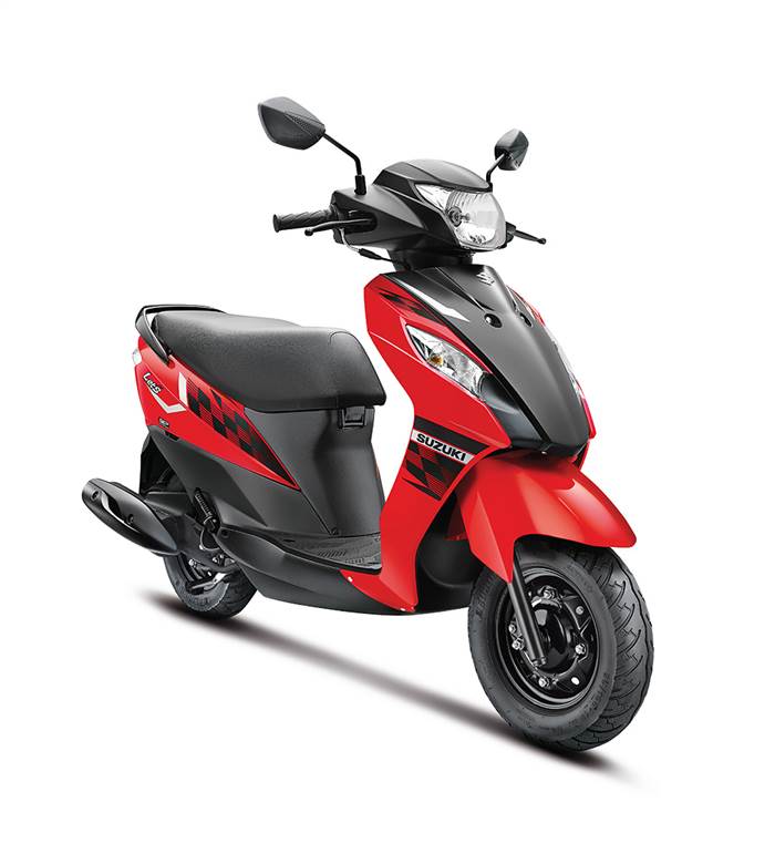 Suzuki Let's scooter gets new paint shades