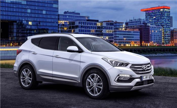 Updated Hyundai Santa Fe to debut at Frankfurt show