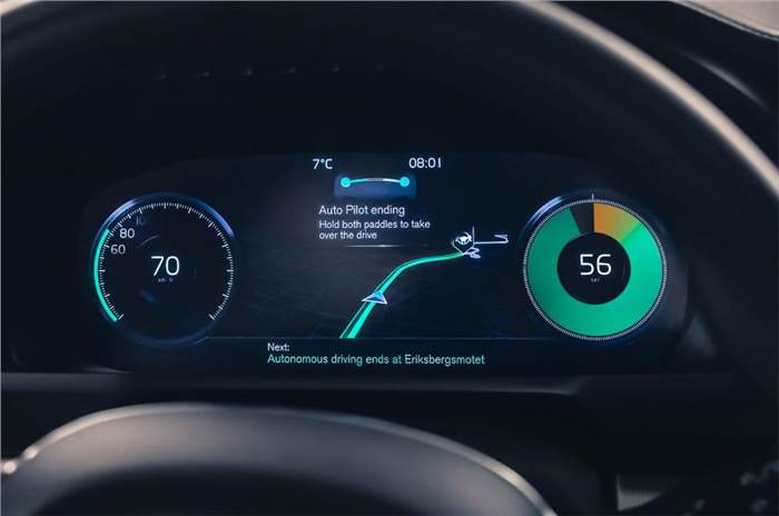 Volvo showcases autonomous driving software