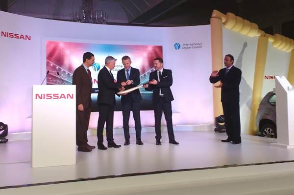 Nissan signs eight-year sponsorship deal with ICC
