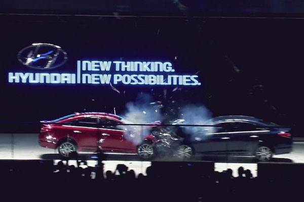 2015 Hyundai Sonata Turbo undergoes crash test