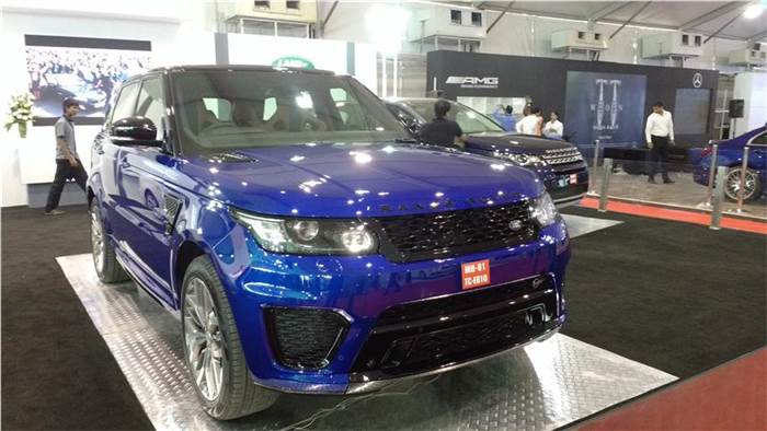 Range Rover Sport SVR showcased at APS 2015