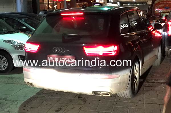 Audi SQ7 spied in India
