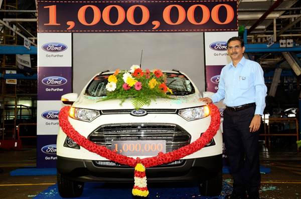 Ford India&#8217;s Chennai plant reaches one million unit milestone
