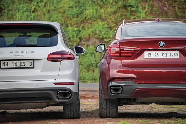 New BMW X6 diesel vs Porsche Cayenne diesel comparison