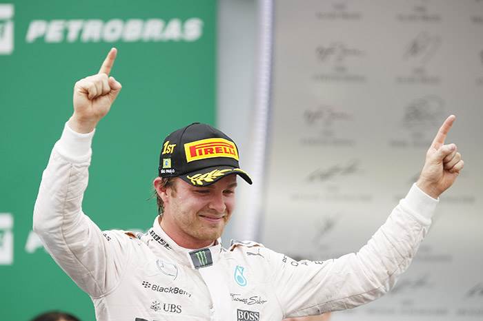 F1: Rosberg defeats Hamilton again in Brazilian GP