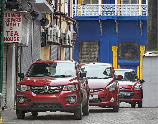 Renault Kwid vs Hyundai Eon vs Maruti Alto 800 comparison