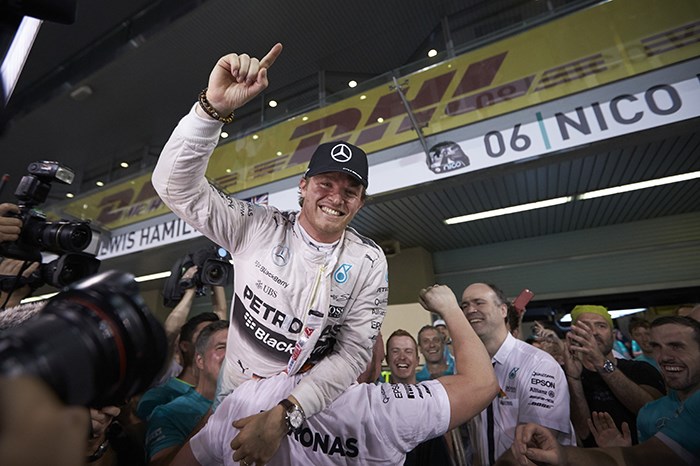 F1: Rosberg ends 2015 with third straight GP win