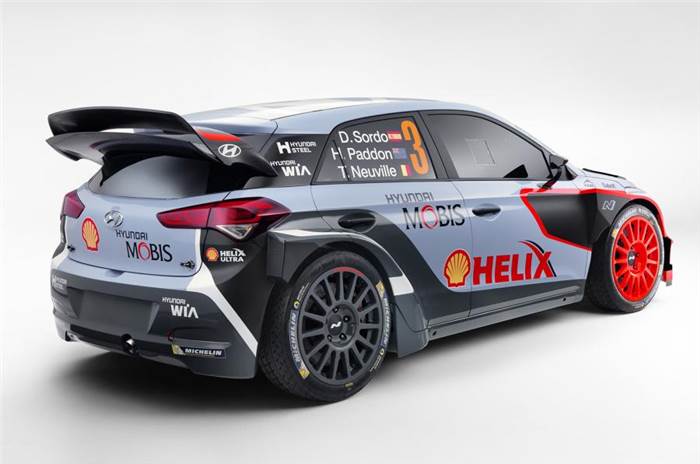 Hyundai unveils new i20 WRC rally car