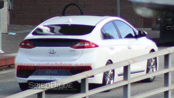Hyundai Ioniq seen undisguised ahead of official debut