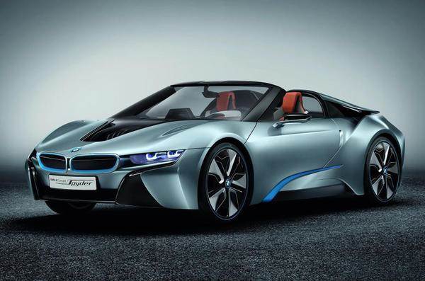 BMW releases i8 Spyder concept teaser