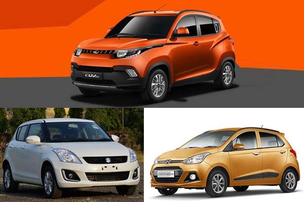 Mahindra KUV100 vs Maruti Swift vs Hyundai Grand i10: Specification comparison