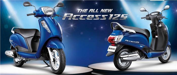 New Suzuki Access 125 scooter leaked