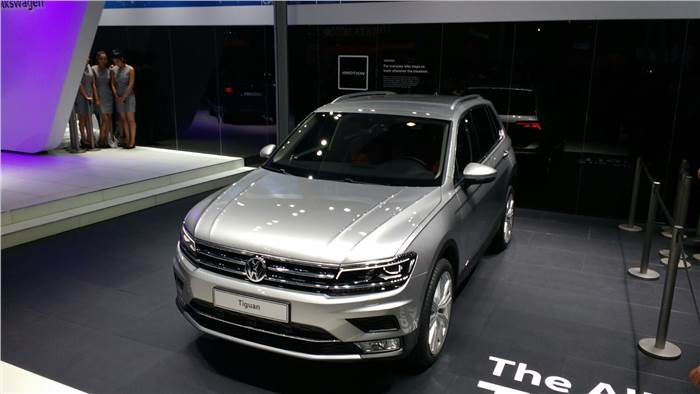 Volkswagen Tiguan SUV makes India debut at Auto Expo