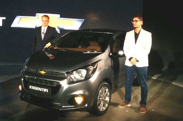 Chevrolet Beat Essentia compact sedan revealed at Auto Expo