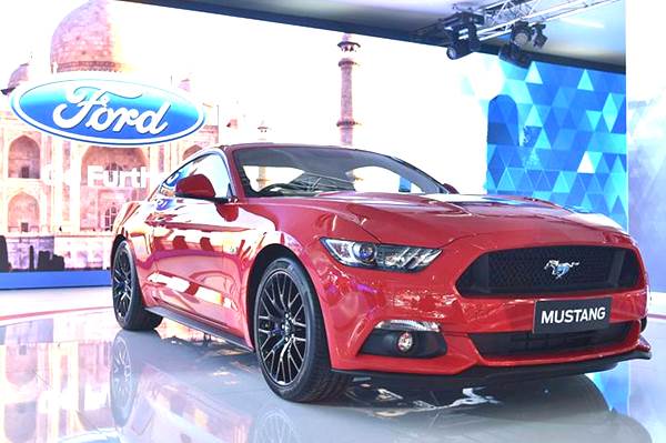Ford Mustang GT showcased at Auto Expo 2016