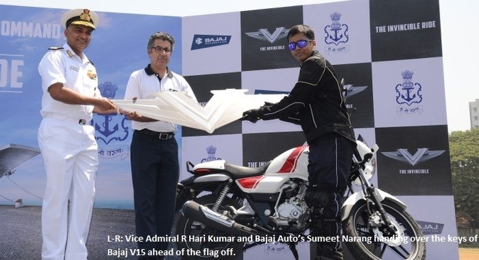 Bajaj Auto collaborates with Indian Navy for month-long ride across Maharashtra