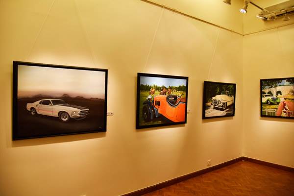 Automotive art exhibition showcases work of Princess Vidita Singh