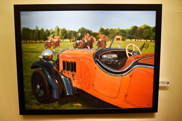 Automotive art exhibition showcases work of Princess Vidita Singh