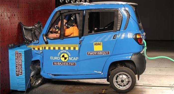 Bajaj Qute gets single-star rating in Euro NCAP tests