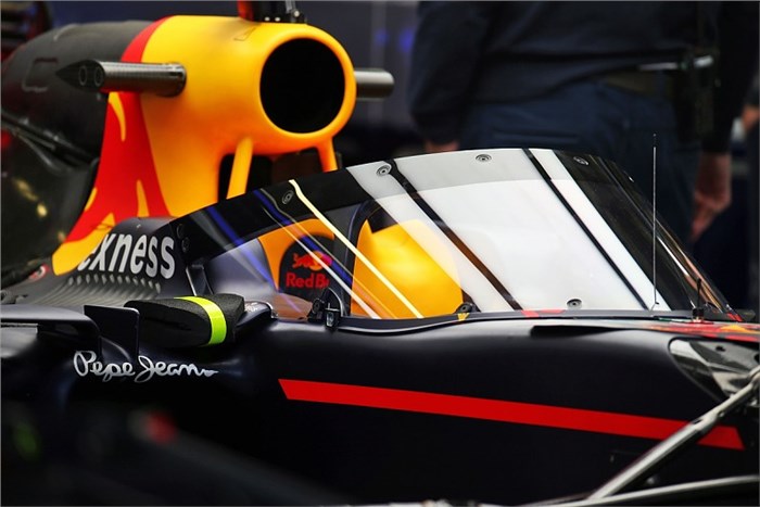 Red Bull F1 cockpit canopy revealed