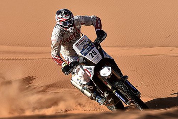 Merzouga Rally: Hero running in the top 10 at the end of day three
