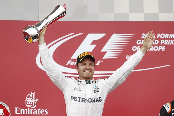 F1: Rosberg rebuilds points lead with dominant Baku win