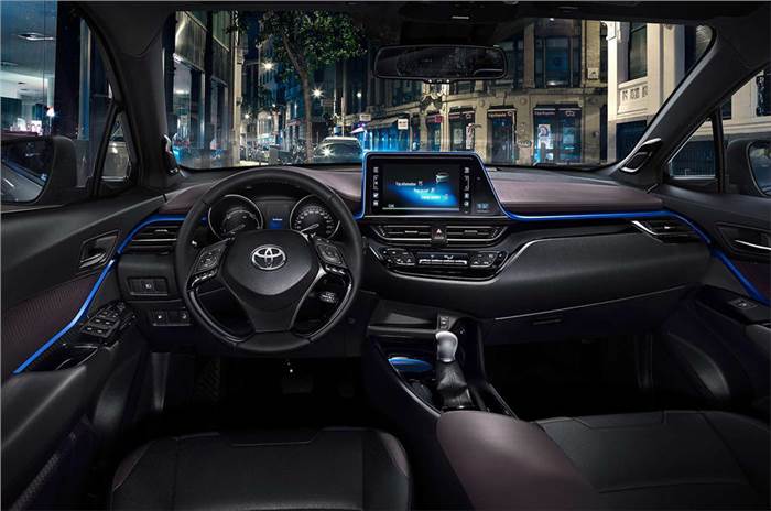 Toyota C-HR crossover interiors revealed