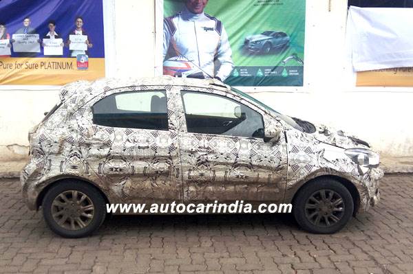 Tata Tiago AMT spied ahead of September launch