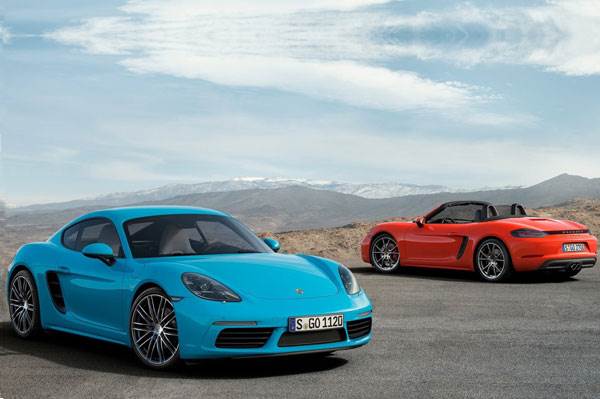 Porsche 718 Cayman, Boxster priced at Rs 80.13 lakh and Rs 83.95 lakh respectively