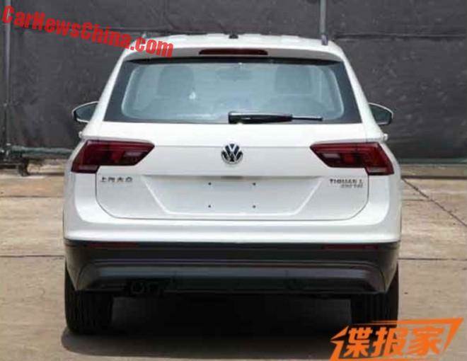 Seven-seat Volkswagen Tiguan XL spied