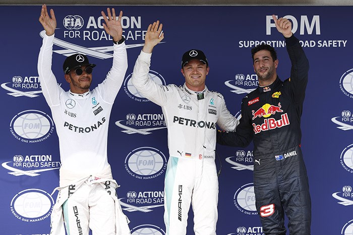 F1: Rosberg snatches Hungary pole in wild session
