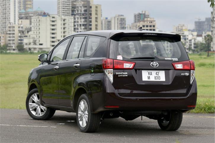 2016 Toyota Innova Crysta 2.7 petrol review, test drive